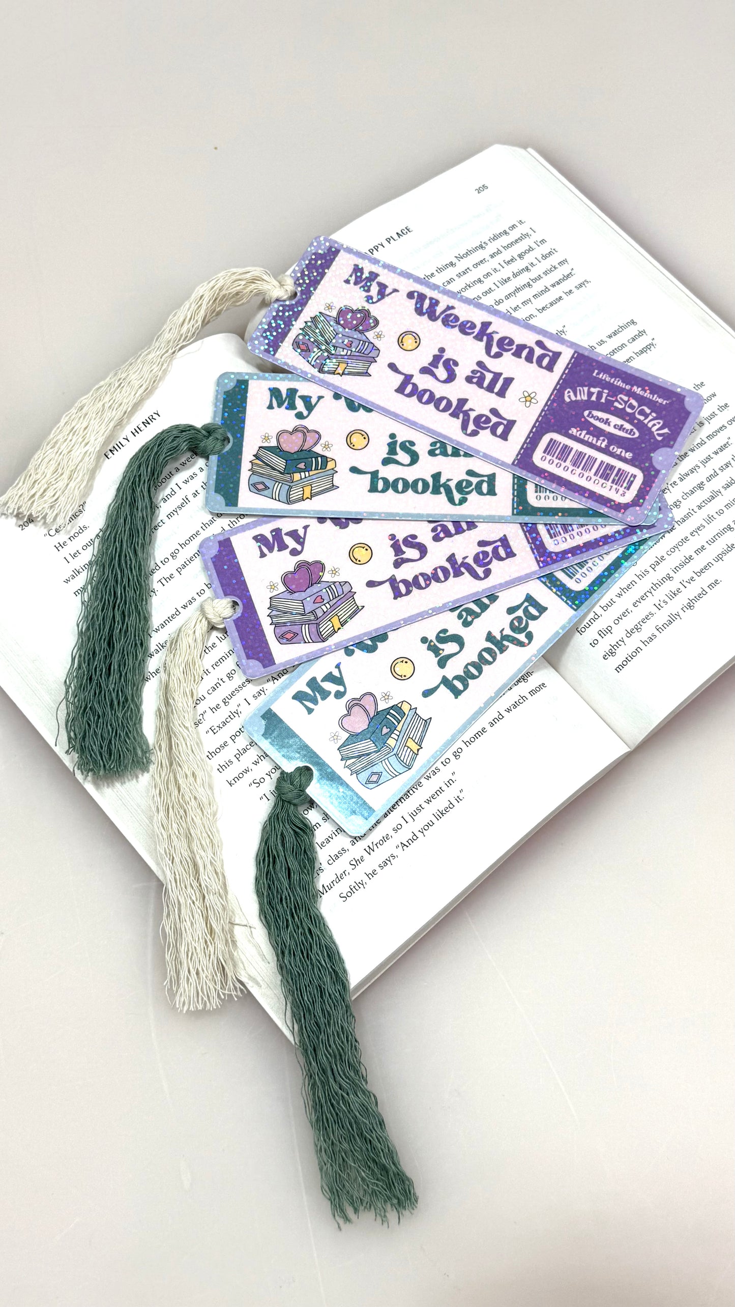 My Weekend is all Booked Bookmark