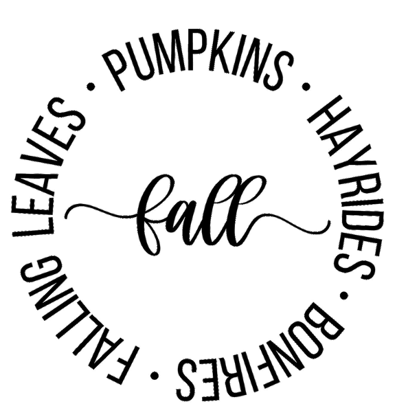 Fall Gang Sheet 23x60