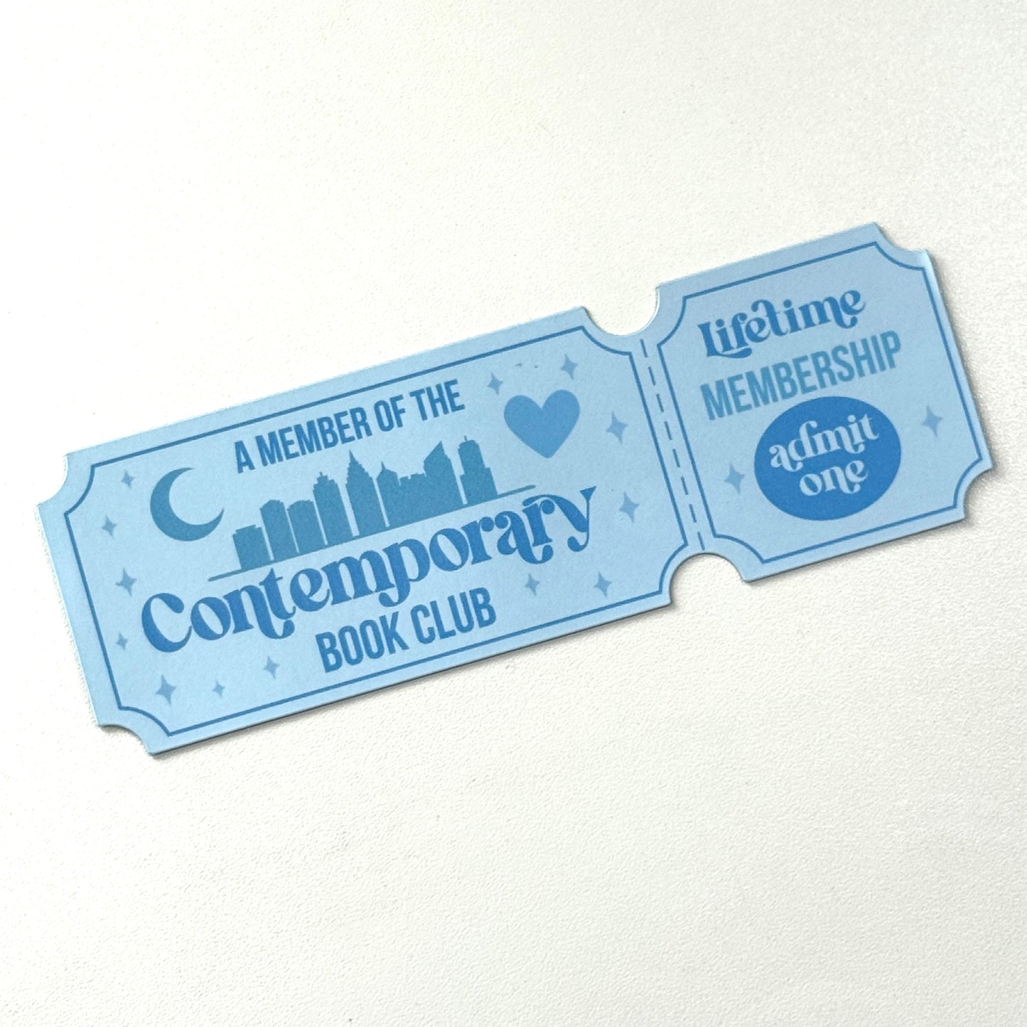 Book Club Stub Bookmark