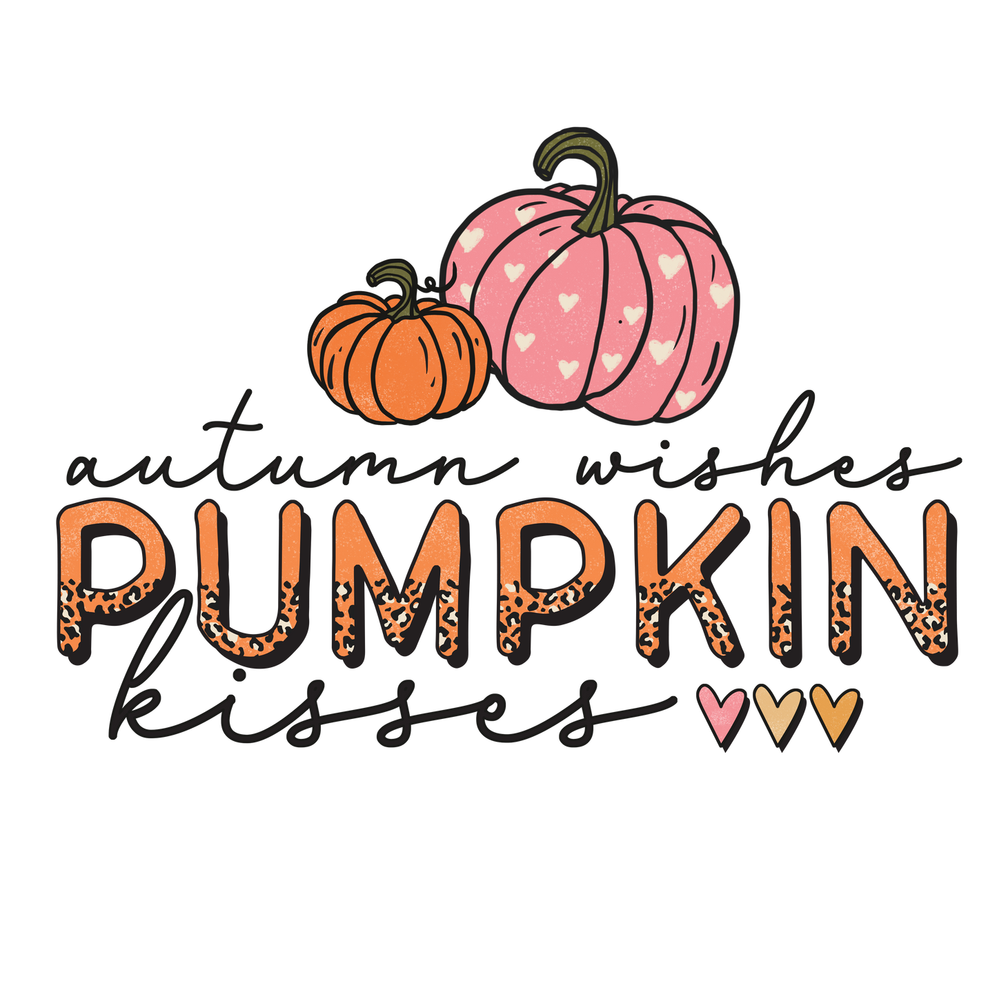 Autumn Wishes Pumpkin Kisses