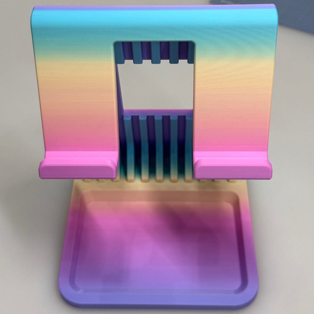 Pastel Rainbow iPad & Post-It Note Holder