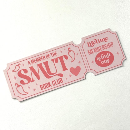 Book Club Stub Bookmark