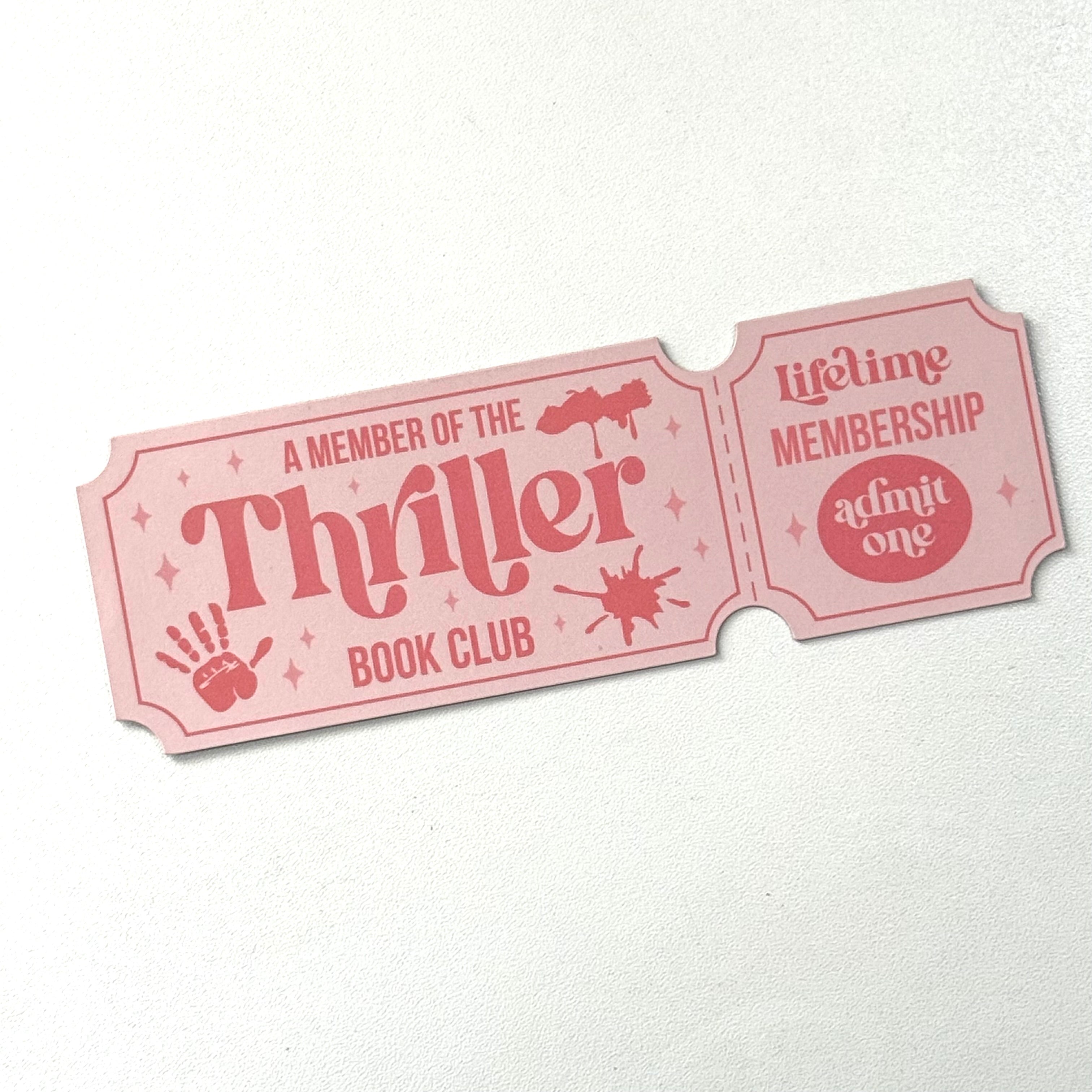 Book Club Stub Bookmark