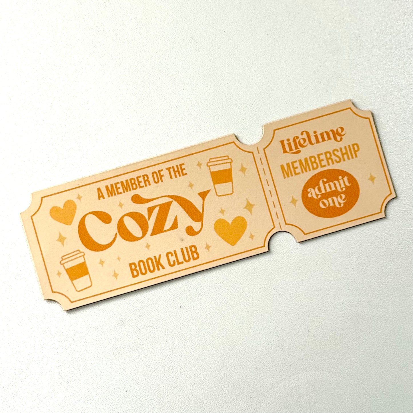 Book Club Stub Bookmark