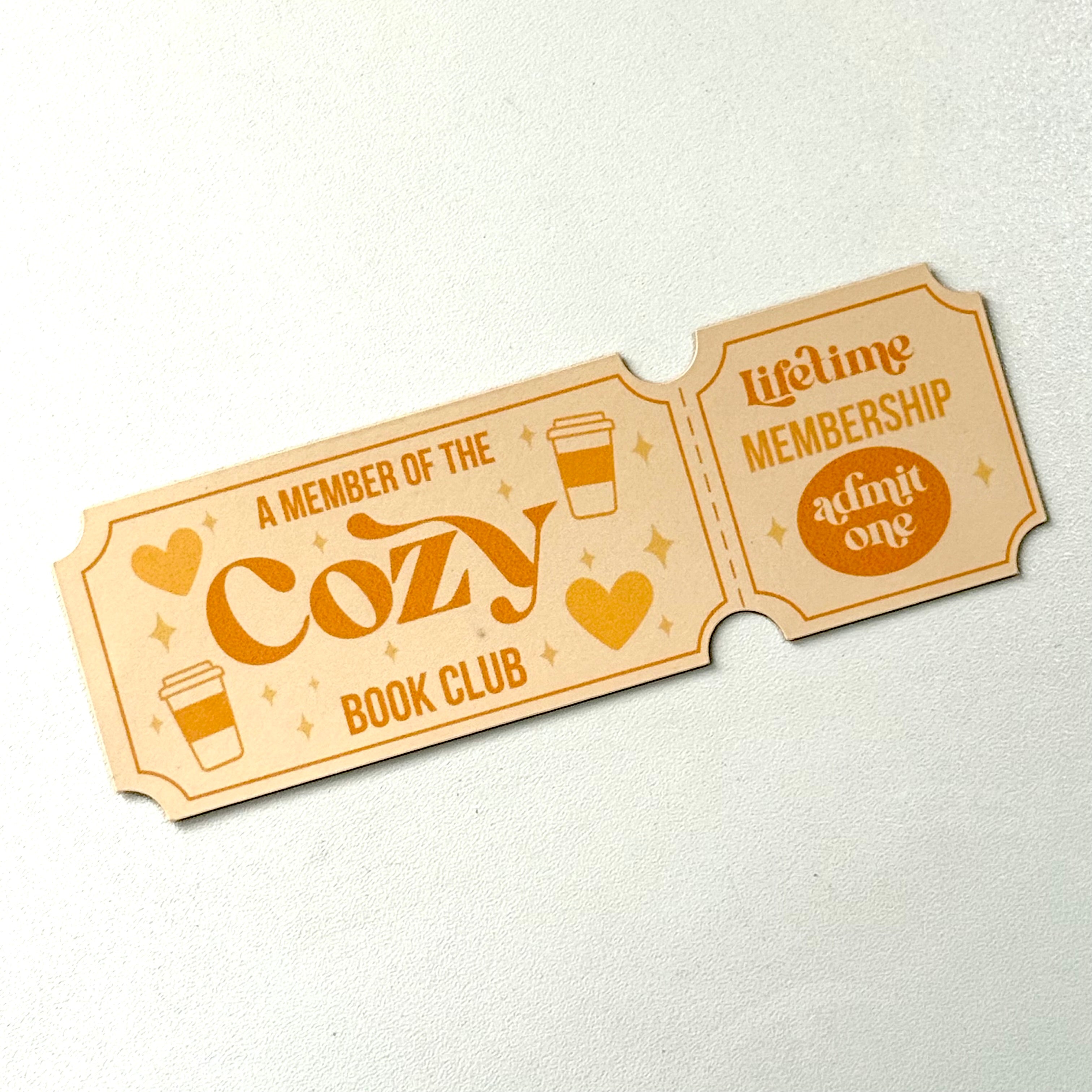 Book Club Stub Bookmark