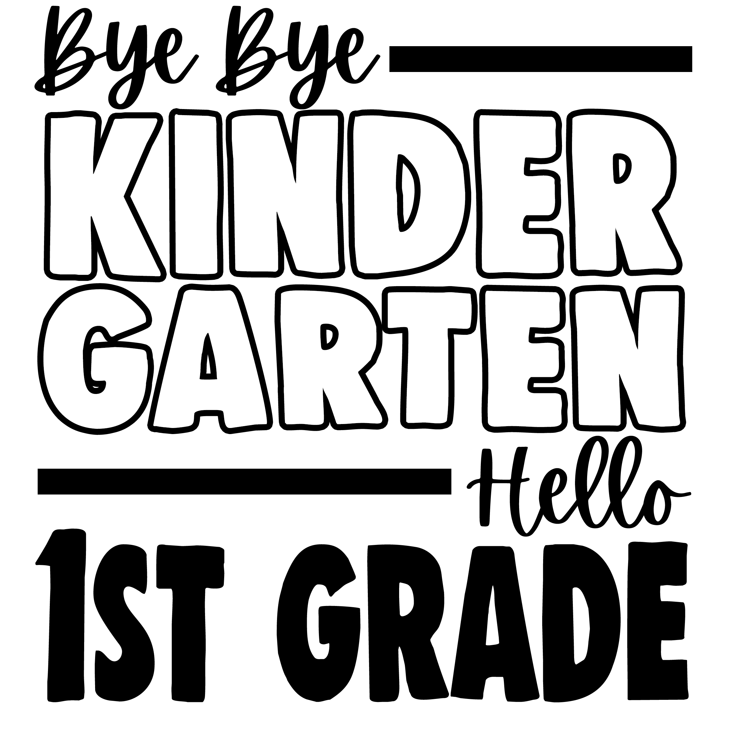 Bye Bye Kindergarten (Youth)