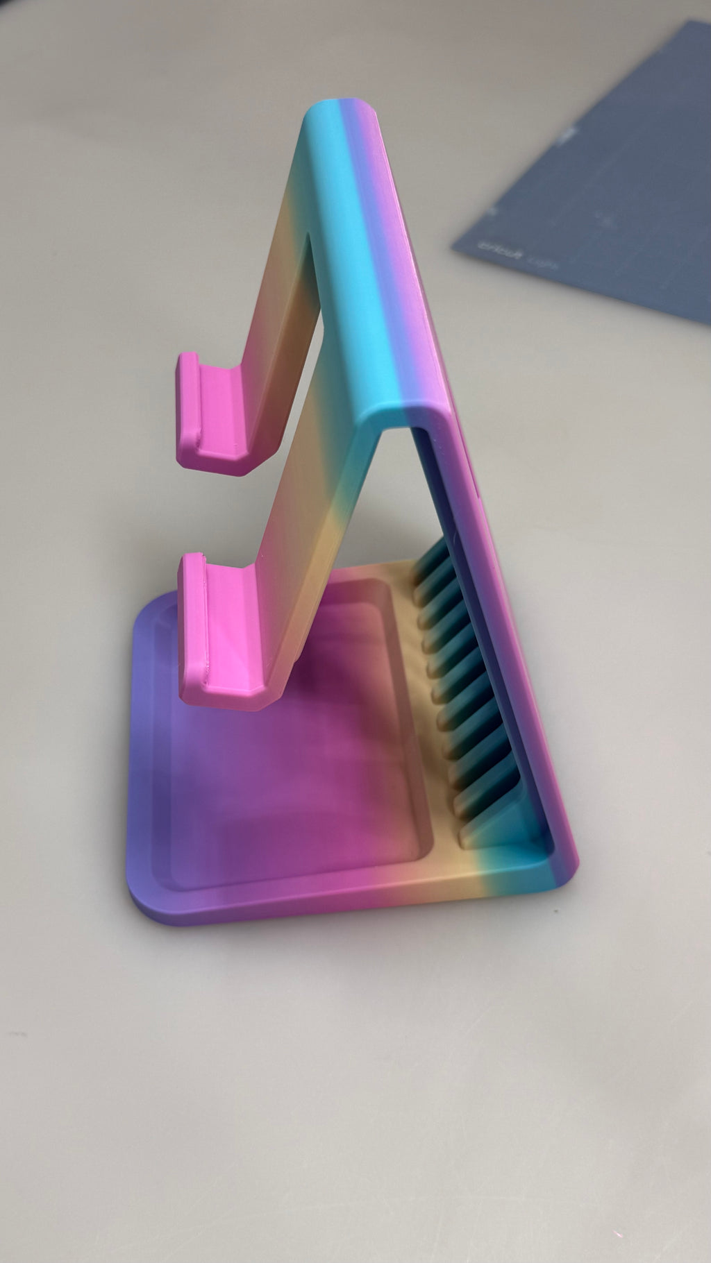 Pastel Rainbow iPad & Post-It Note Holder