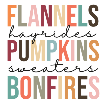 Fall Gang Sheet 23x60