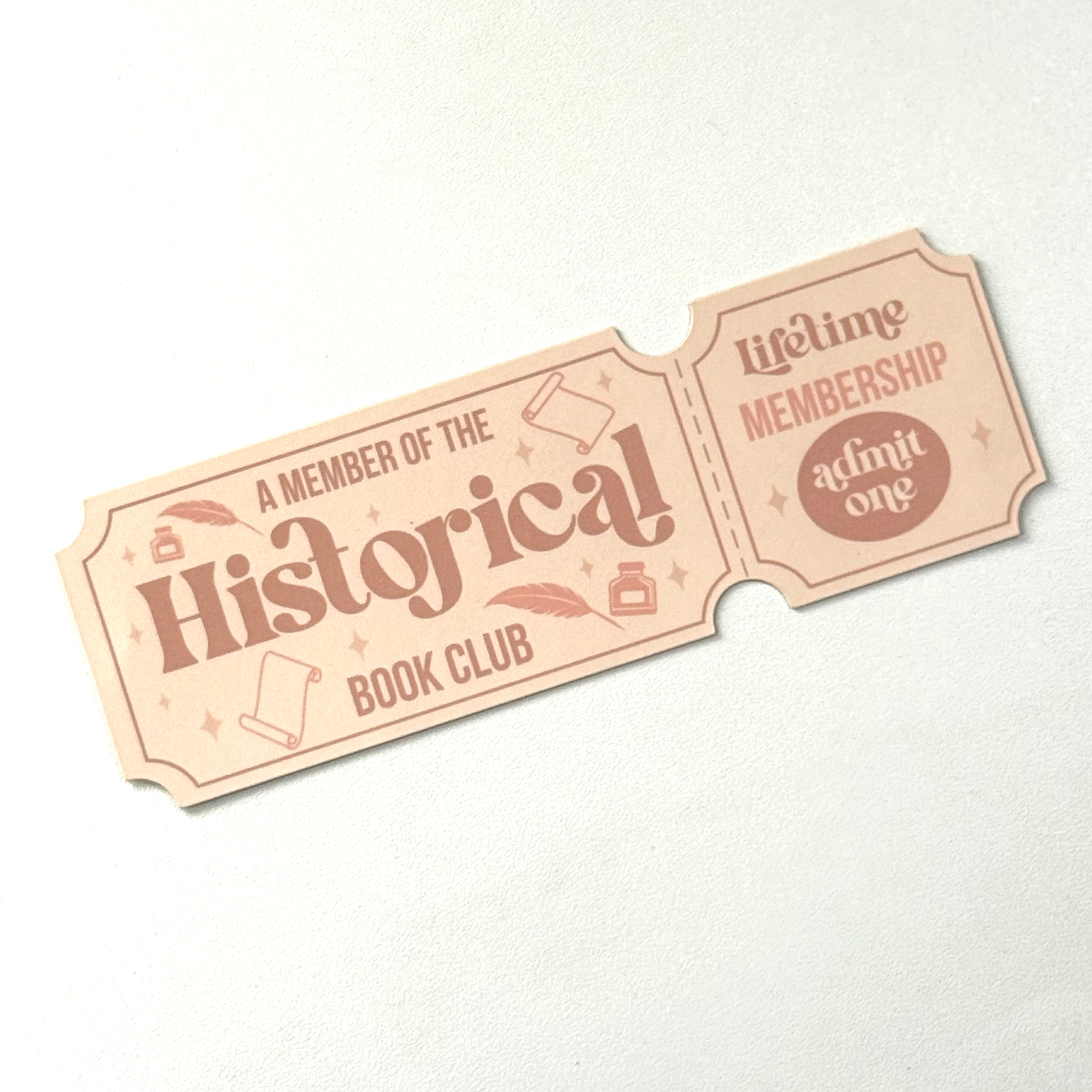 Book Club Stub Bookmark