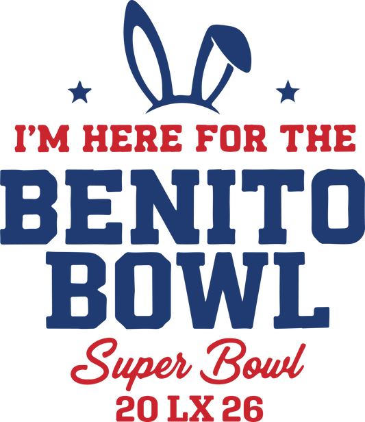 I’m Here for the Benito Bowl