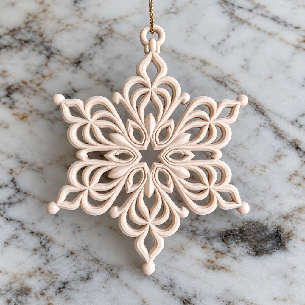 Celestial Snowflake Ornament