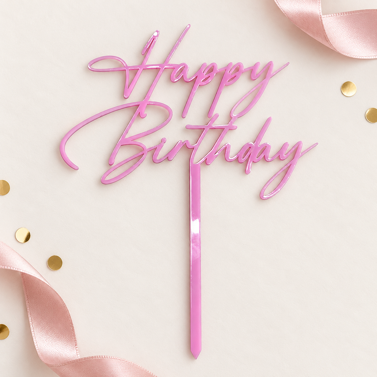Happy Birthday Cake Topper