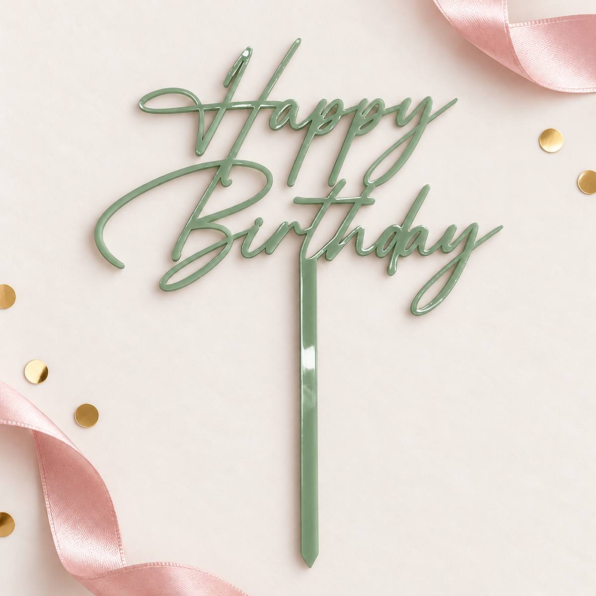 Happy Birthday Cake Topper