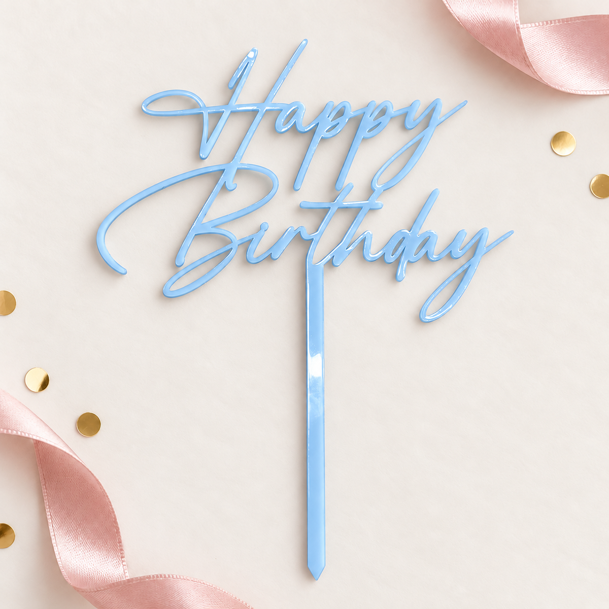 Happy Birthday Cake Topper