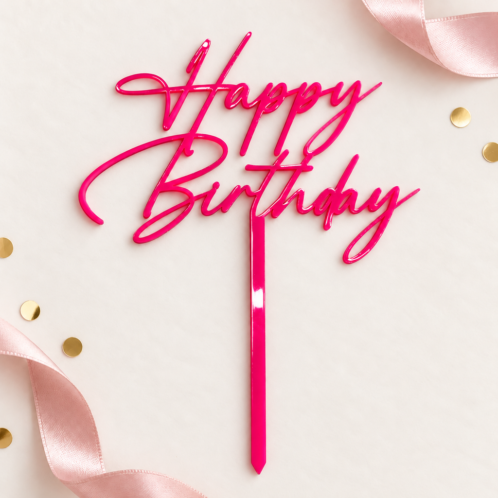 Happy Birthday Cake Topper