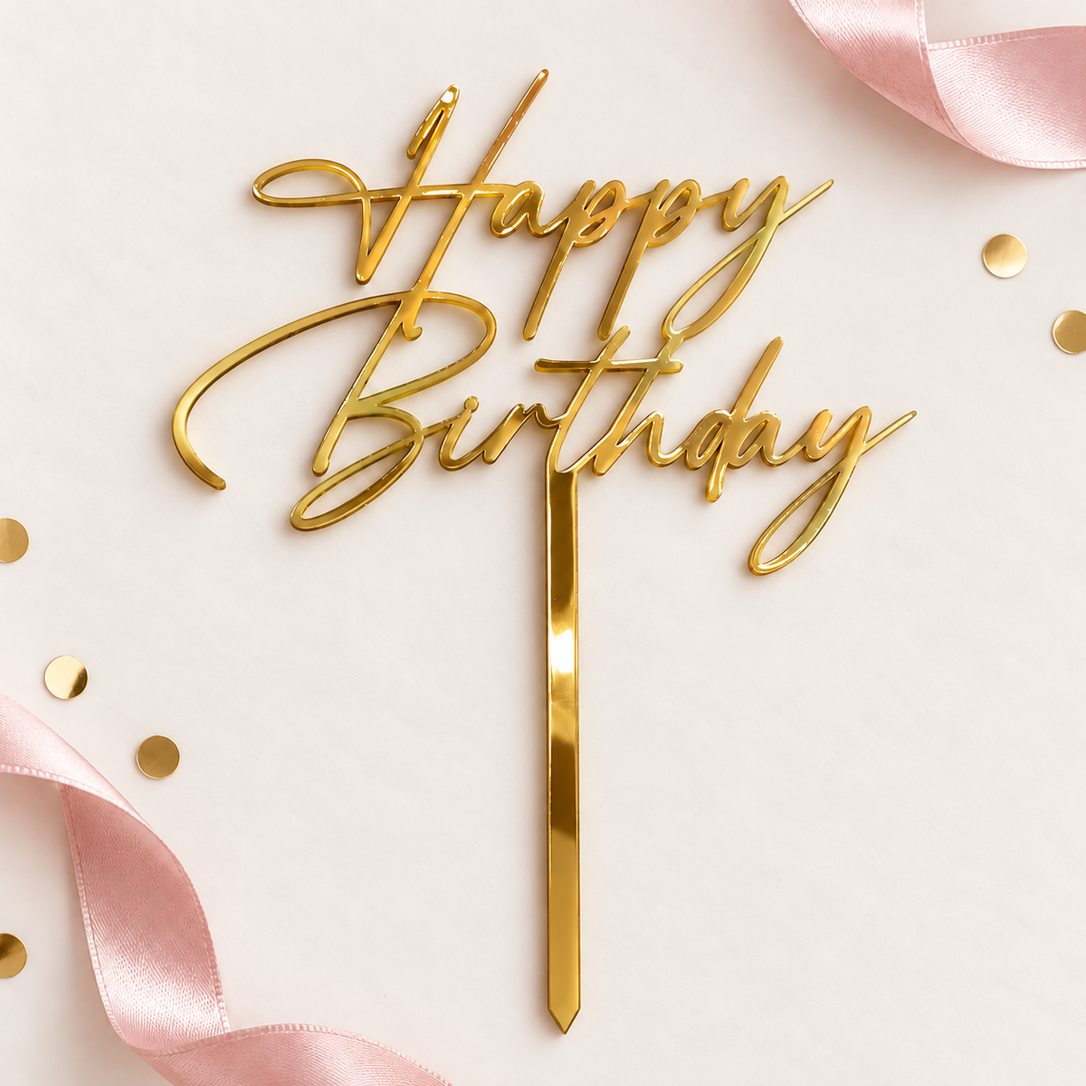 Happy Birthday Cake Topper