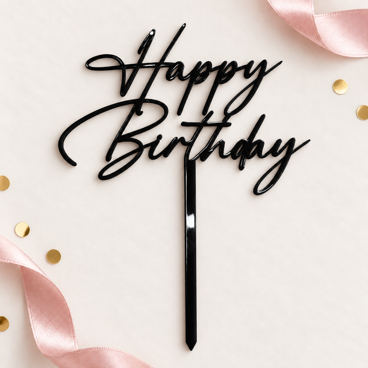 Happy Birthday Cake Topper