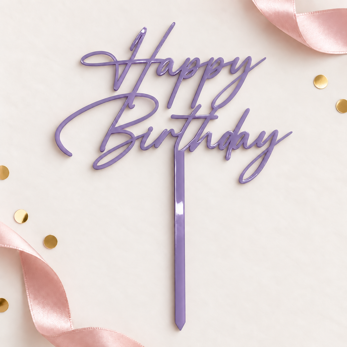 Happy Birthday Cake Topper