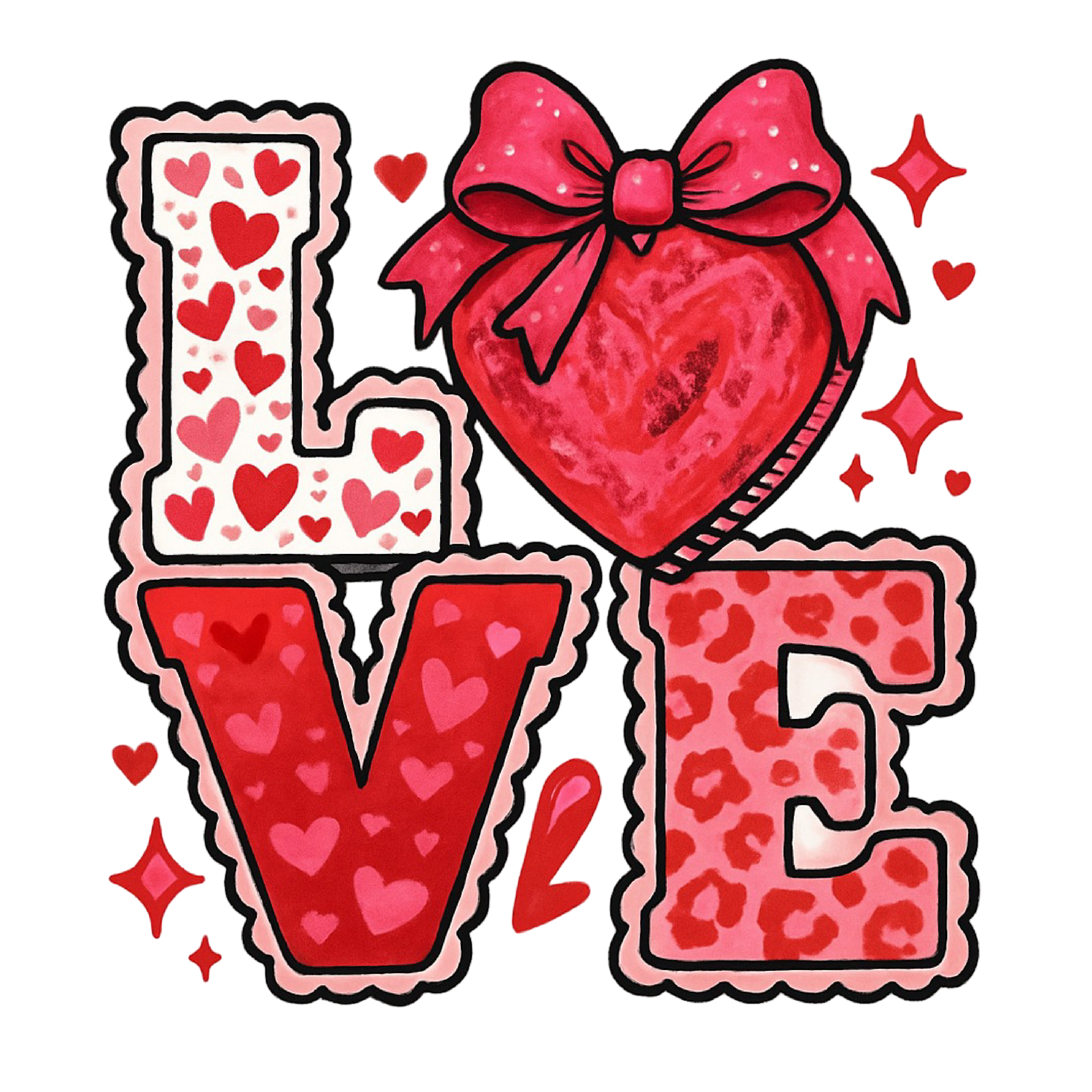 Preppy Coquette Love
