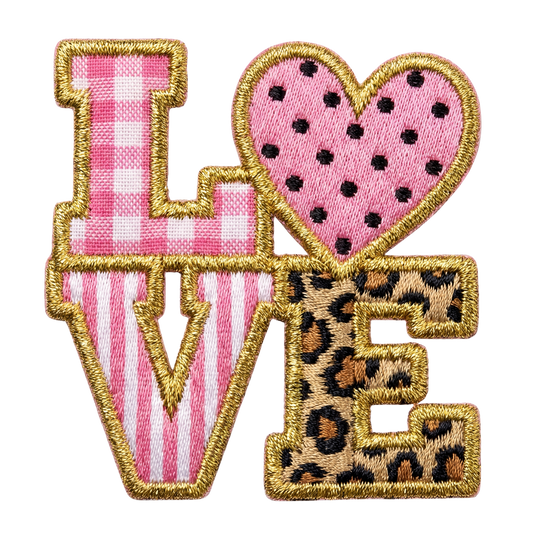 Love Embroidered Patch