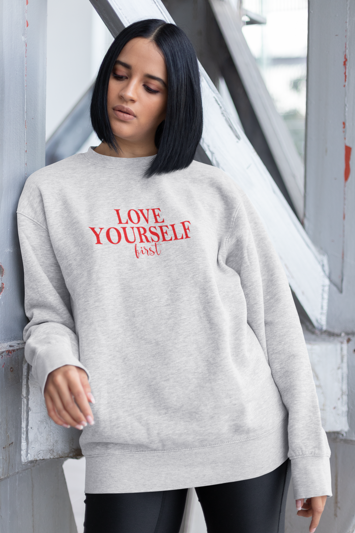 Love Yourself first Crewneck Sweatshirt