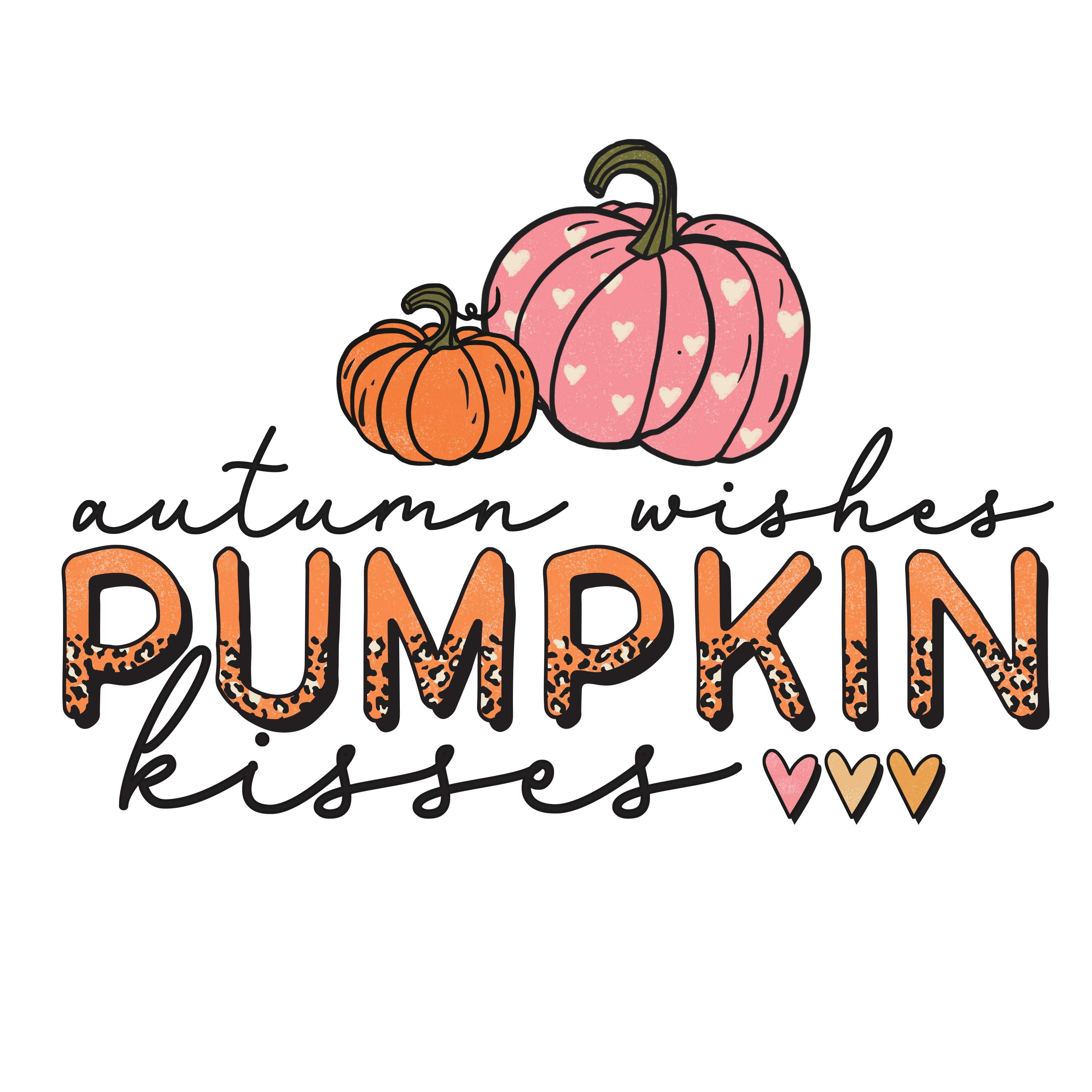 Autumn Wishes Pumpkin Kisses