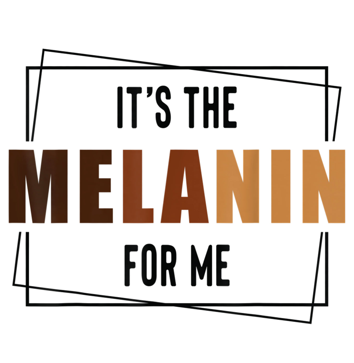 It’s The Melanin for Me