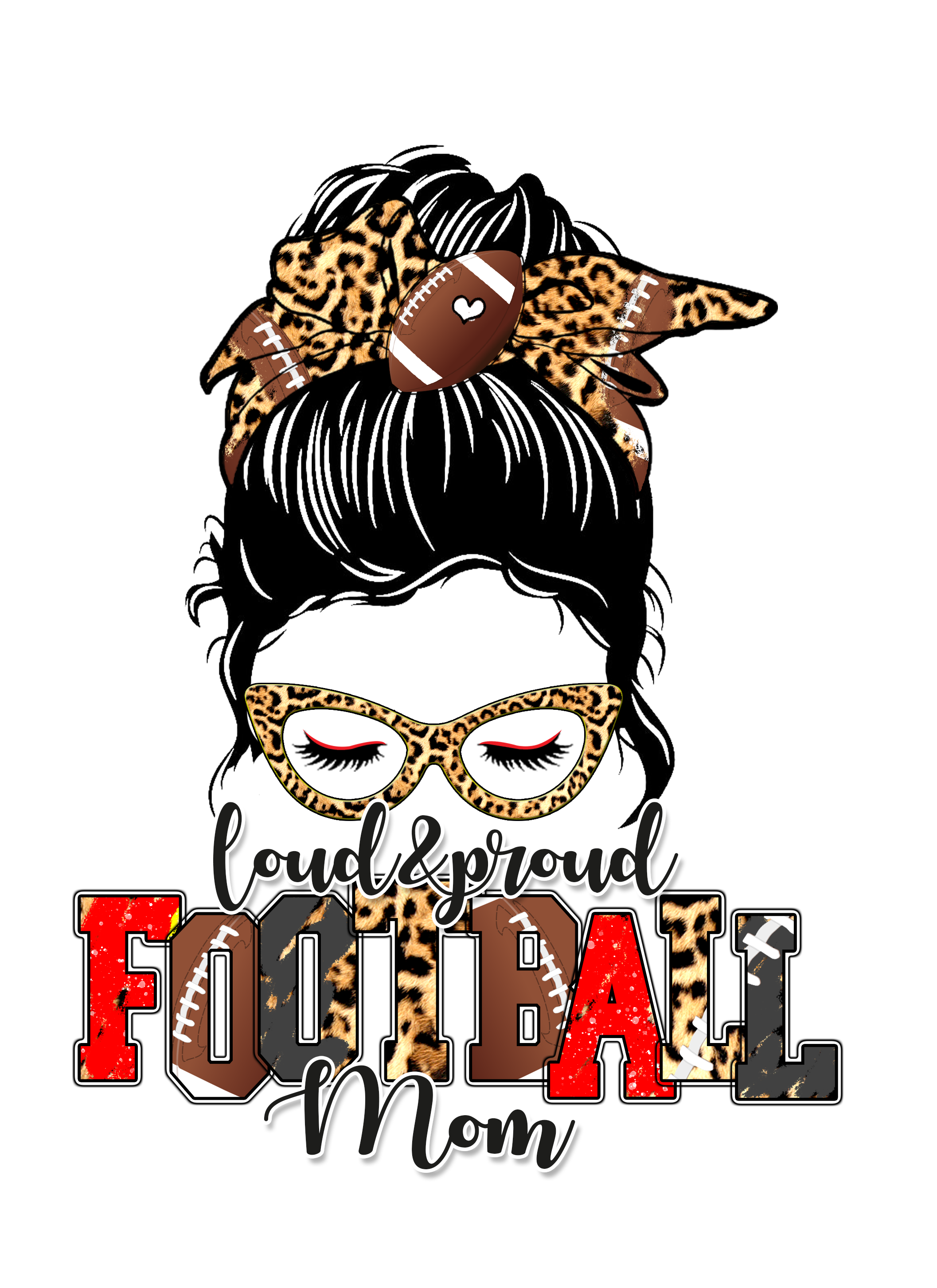 Loud & Proud Football Mom