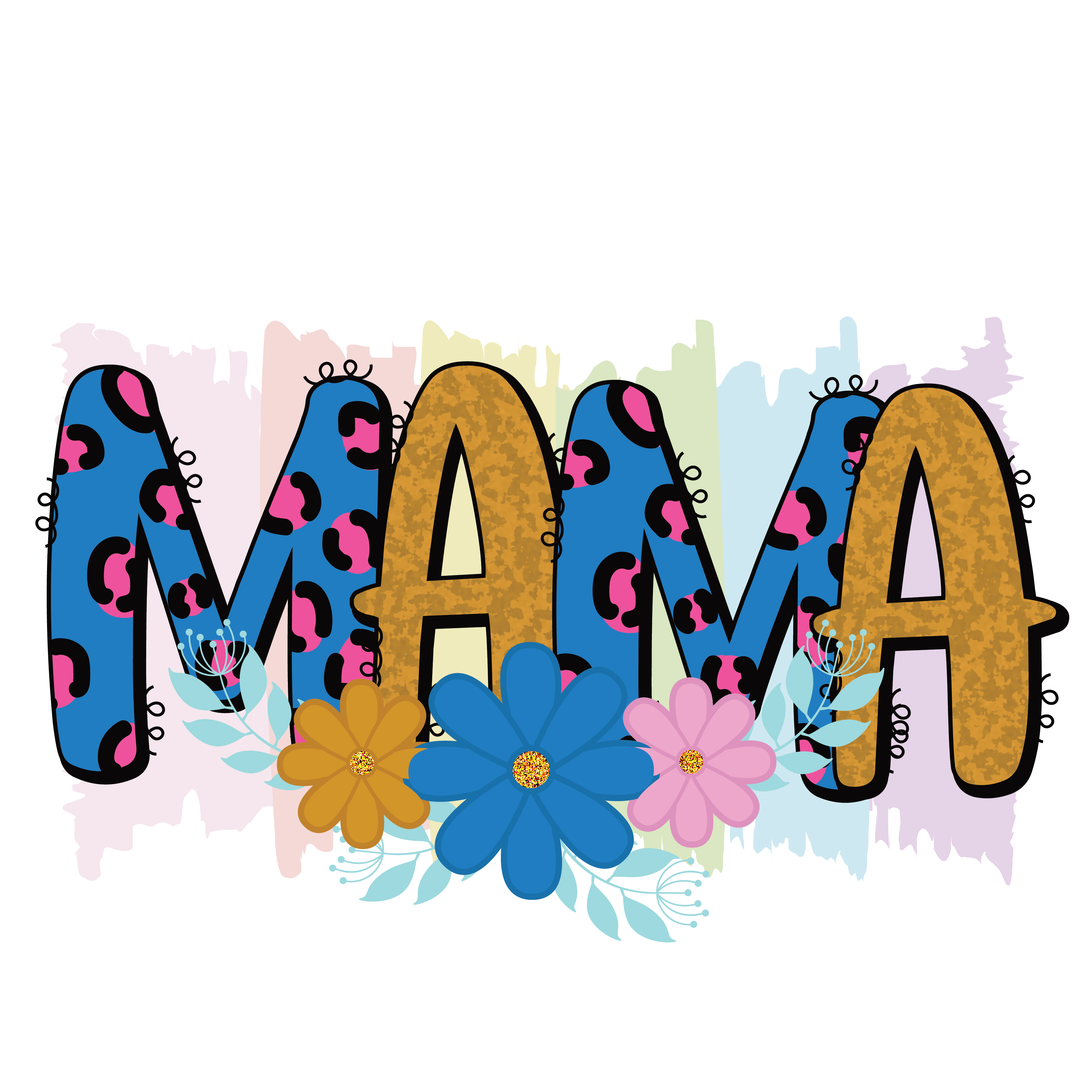Blue & Gold Mama