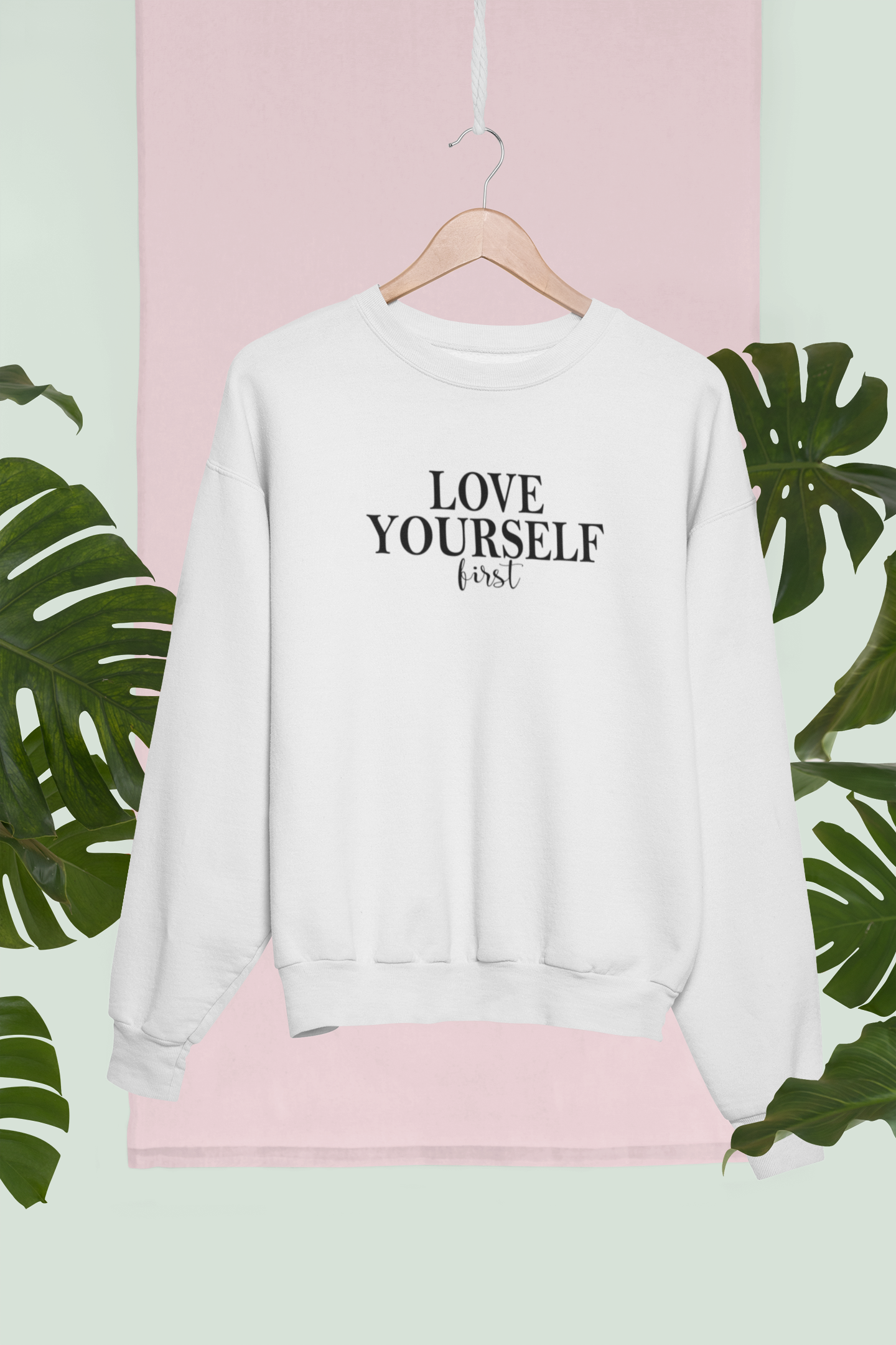Love Yourself first Crewneck Sweatshirt