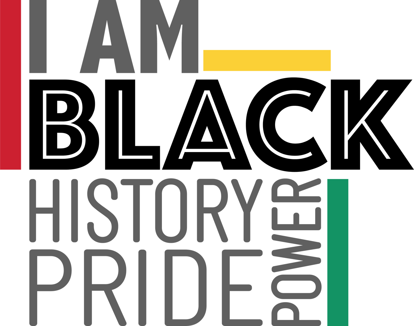 I Am Black History Pride Power